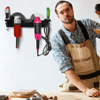 GENERIC Support Mural Pour Meuleuse D'angle | Tournevis Outils électriques Organisateur à 2 Fentes Pour Atelier, établi, Panneau Perforé Latéral, Garage