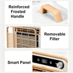 GENERIC Climatiseur Portable Split, 1500W 130m³/h Refroidissement Silencieux Avec Tuyau De Connexion De 2m – Minuterie 12h, Contrôle À Distance/Application WiFi, Léger Pour Tente De Camping, Camion, Camping