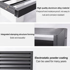 GENERIC Housse De Climatiseur En Aluminium Et Bouclier De Pompe à Chaleur, Stores D'unité Extérieure, Protection AC Divisée, Clôture D'intimité Pour L'extérieur (couleur : Blanc, Taille : Personnalisé)