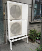  NALsa – Mini Support De Sol Robuste En Acier Galvanisé Pour Climatiseurs Fendus Sans Conduit Et Base Universelle De Pompe à Chaleur CVC, Résistant à La Rouille Et Absorbant Les Chocs