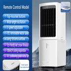  Refroidisseur à Évaporation Climatiseur Mobile Portable Avec Réservoir 12L 3 Vitesses Oscillation120º Roulettes Multidirectionnelles Ventilateur Refroidisseur D'air Pour Appartement & Atelier