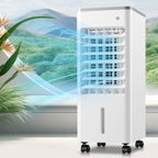 GENERIC Unité De Climatisation Portable - 3 Vitesses, Minuterie 8H, Ventilateur Oscillant à 90 ° Et Humidificateur - Refroidisseur D'air évaporatif Pour La Maison, Bureau, Chambre Sur Roues
