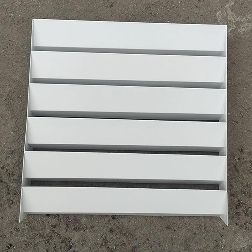 GENERIC Climatiseur Extérieur - 65 X 65 Cm - Pare-vent Pour Flux D'air Direct - Grille D'aération Réglable - Résistant Aux Intempéries - Pour Une Efficacité énergétique Et Un Confort Optimal