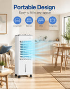  Freshone Climatiseur Sans Tuyau Portable Silent Cooling Unit Energy Class A+ 24H Timer For Bedroom, Office