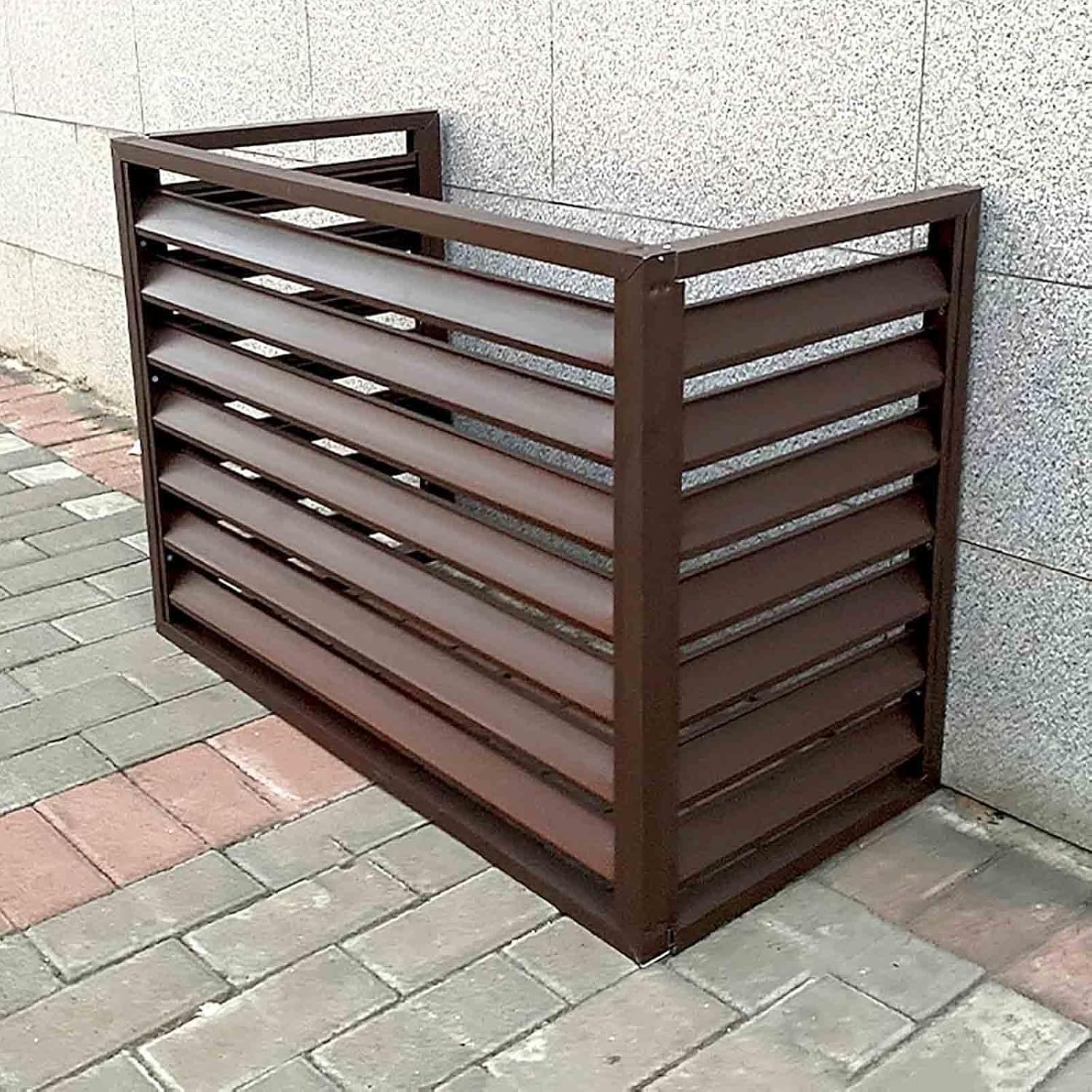  Housse En Aluminium Pour Climatiseur Extérieur, Protection Contre Les Intempéries, Protection Contre Les Intempéries, Protection Contre Le Bruit, Protection Contre Le Bruit Pour L'extérieur