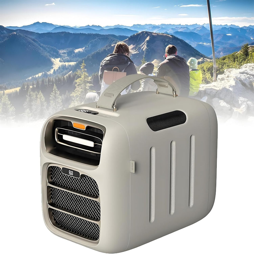  Climatiseur Portable, Refroidissement Rapide 5121 BTU, AC/DC 24 V, 3 Vitesses De Ventilation, Minuterie De Déshumidification Pour Camping-Car, Tente Et Usage Extérieur