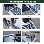  Housse En Aluminium Pour Climatiseur Extérieur, Protection Contre Les Intempéries, Protection Contre Les Intempéries, Protection Contre Le Bruit, Protection Contre Le Bruit Pour L'extérieur