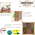  Couverture Pour Climatiseur Extérieur, étagère à Fleurs Protection à Persiennes, Support Pour Plantes Climatisation Intérieure Bois Massif, Support à Fleurs, Cadre Climatisation Bois Massif, écran