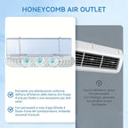  Déflecteur D'air Universel, Réglable Et Rétractable, Pour Climatisation Froide, Convient Pour La Maison, Le Bureau Et La Chambre à Coucher