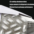 GENERIC Climatiseur RV Portable 12V, Capacité De Refroidissement 390L, Sans Consommation De Carburant, Comprend L'unité Intérieure Et La Télécommande