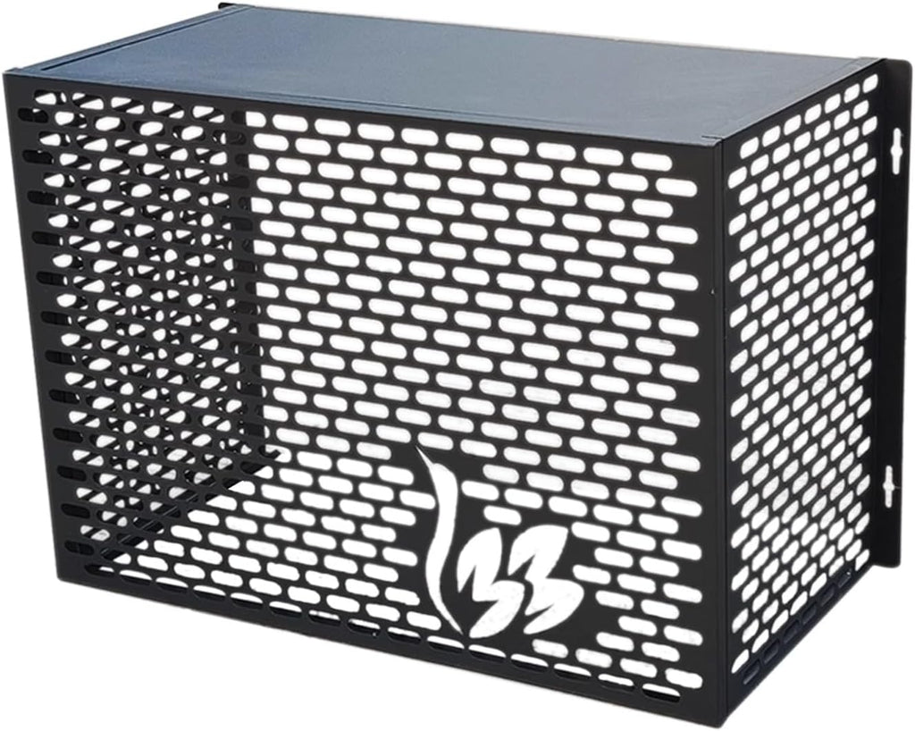 GENERIC Housse De Climatiseur Extérieur - Bouclier En Aluminium Résistant Aux Intempéries, Support De Fleurs Polyvalent Pour Jardin, Clôture Pour Unités Extérieures (couleur : A2, Dimensions : 109 X 56 X 80