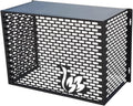 GENERIC Housse De Climatiseur Extérieur - Bouclier En Aluminium Résistant Aux Intempéries, Support De Fleurs Polyvalent Pour Jardin, Clôture Pour Unités Extérieures (couleur : A2, Dimensions : 109 X 56 X 80