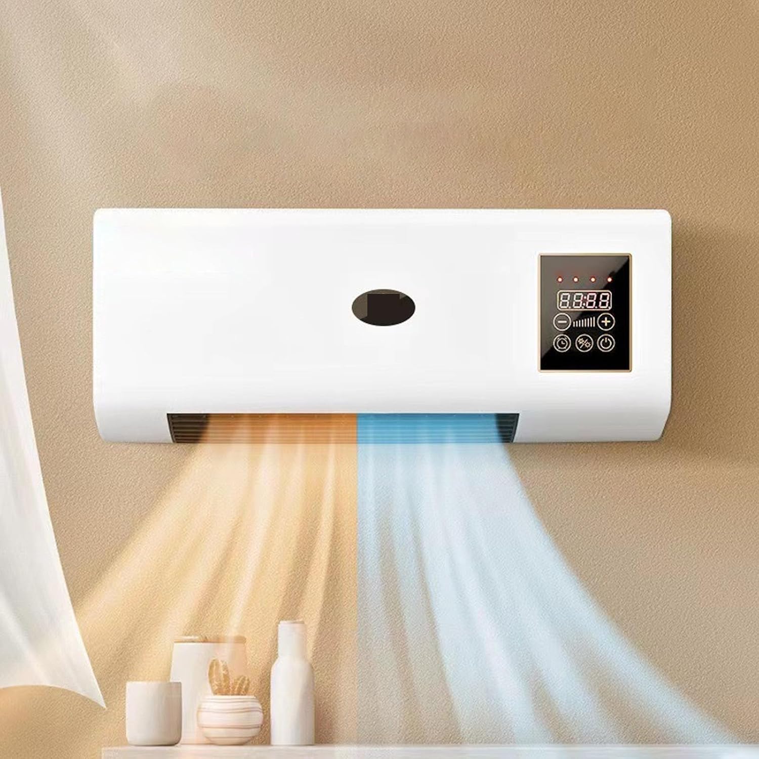  Climafy Climatiseur Climafy Climatiseur Portable Mini Split AC/Système De Chauffage à Montage Mural Air Mobile Fenêtre Unités Avec Fonctions De Refroidissement Et De Ventilation (A)