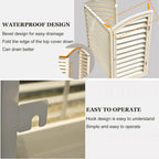  Housse De Protection For Climatiseur Extérieur, Protection Contre Les Intempéries, Écran De Confidentialité Décoratif For Climatiseur, Housse De Protection For Meubles De Jardin, Barrière For Équipeme