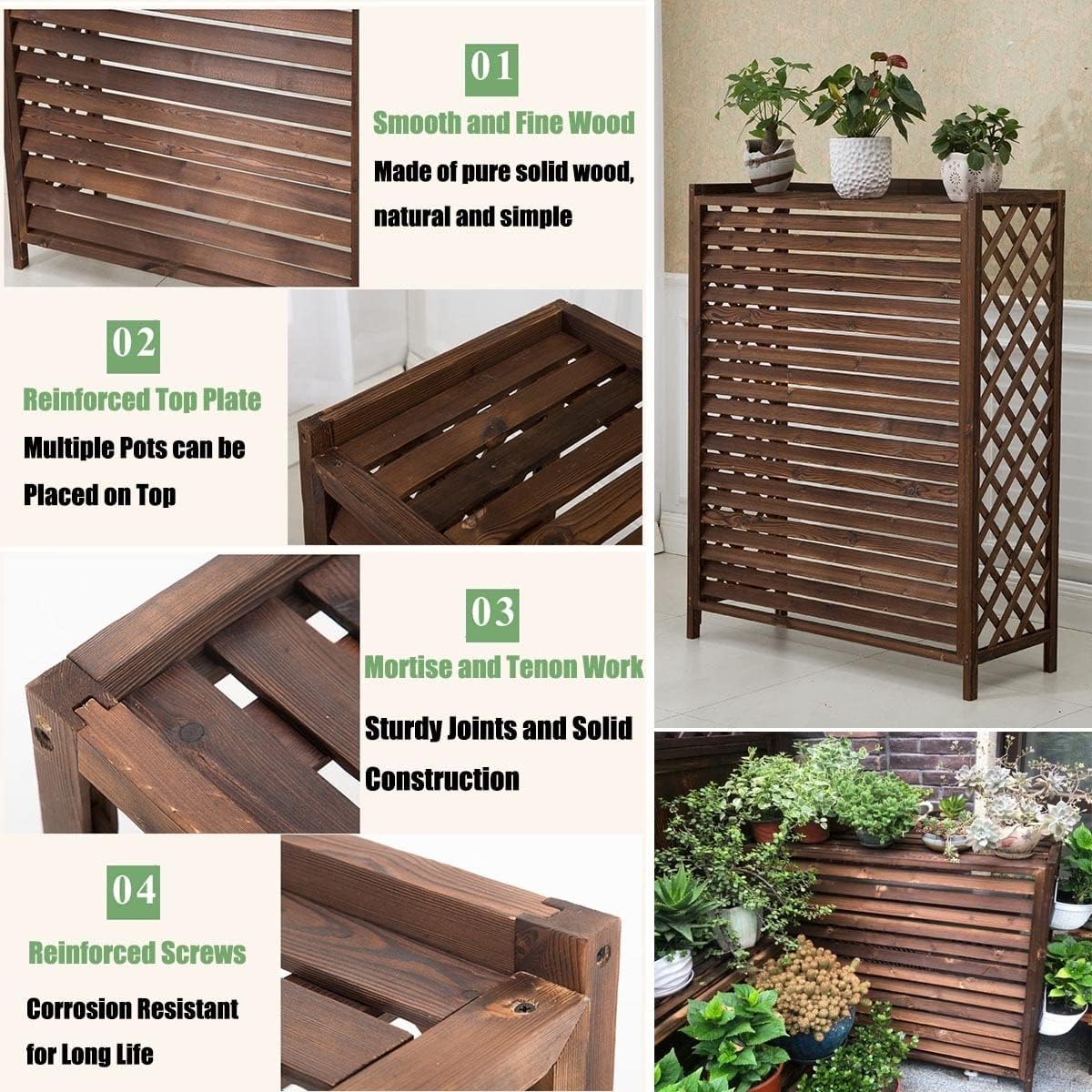  Housse De Protection Pour Climatiseur De Fenêtre, Protection Contre La Poussière Et L'eau, Protection Anti-Corrosion Pour Plantes