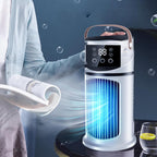  Climatiseur De Bureau Petit, Mini Refroidisseurs D'air Par Évaporation, Ventilateurs Tour Refroidissant Une Chambre Silencieuse, 9 Vitesses, Avec Lumière Et Minuterie, Pour Dortoir, Chambre À Coucher