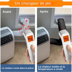  Couvercle De Tuyau De Climatisation Portable - Diamètre 13 Cm Et 15 Cm | Isolation Tuyau Climatiseur Manchon - Housse Tuyaux Climatiseur Mobile