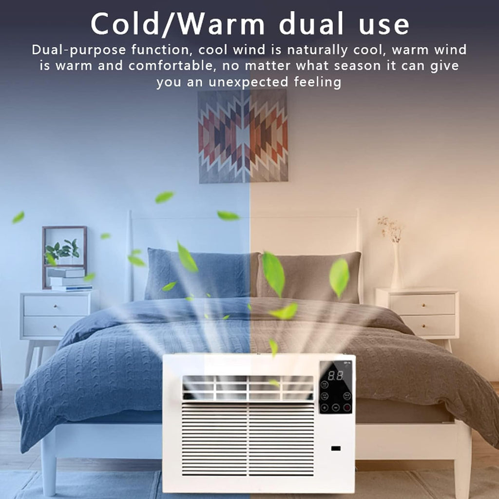  Climatiseur Portable Compact 280W Avec Compresseur, Refroidissement Ultra-calme Pour Chambre à Coucher, Dortoir, Location.Minuterie Intelligente Et Télécommande.Aucune Installation Nécessaire.Mini Uni