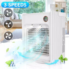  DieffematicKTY Climatiseur Mobile Mini Portable Air Conditioner Fan Atomizing Desktop USB Air Cooling Fan Air Cooler Humidifier For Home Outdoor