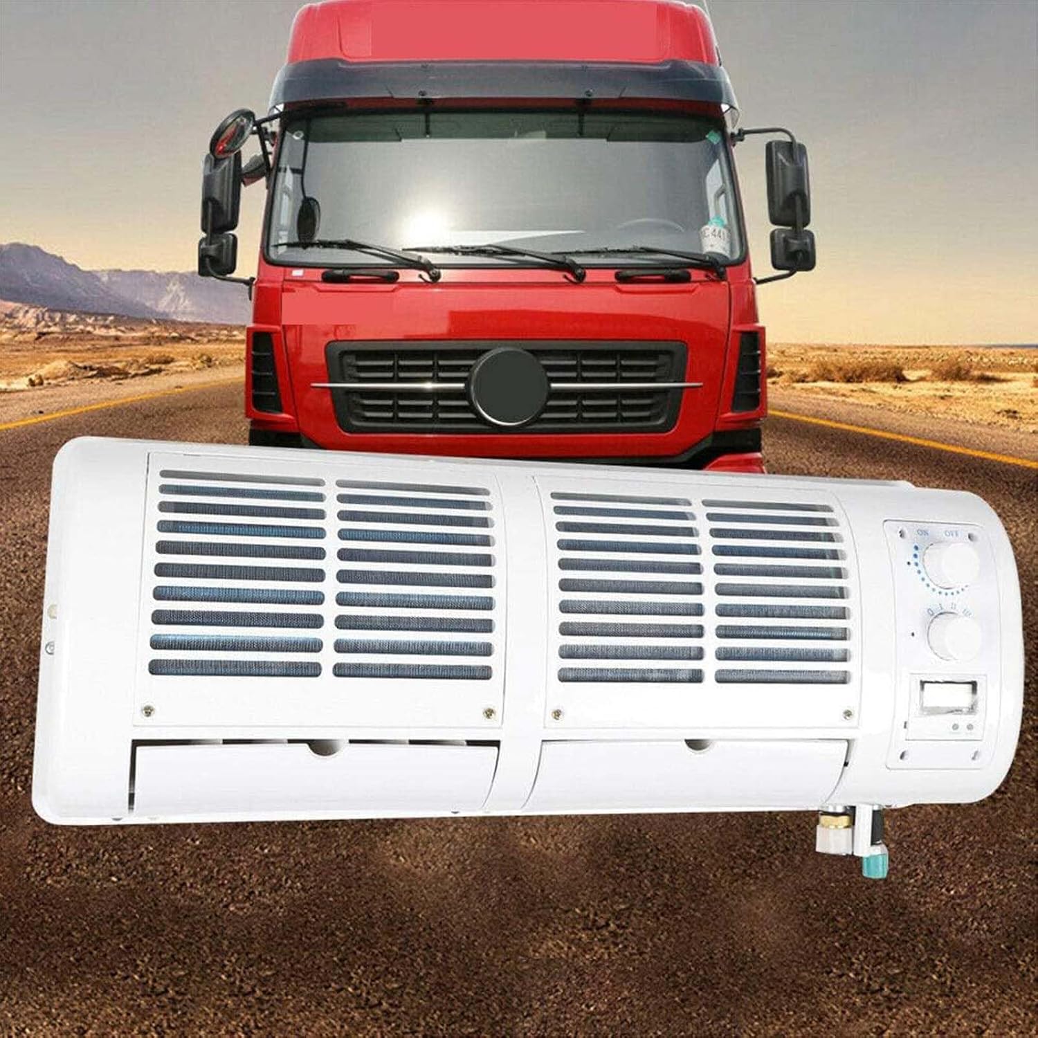  Ventilateur De Refroidissement De Climatisation Suspendu Pour Camion De Voiture Climatiseur De Voiture Mural Universel Pour Camion De Caravane De Climatiseur De Voiture Mural,12v