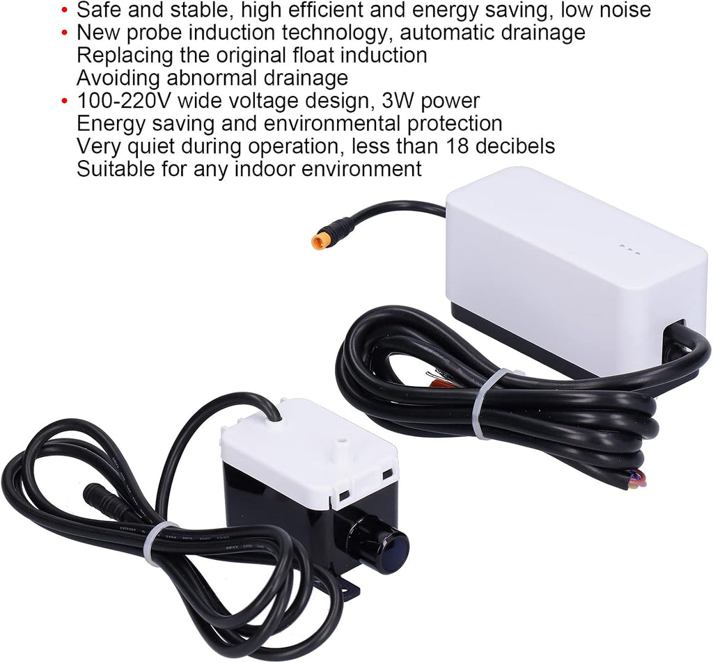  Pompe à Condensat Aspen Pour Climatiseur, Ac110V-240V, Installation Murale, éVacuation Automatique De L'eau, ConçUe SpéCialement Pour Les Climatiseurs