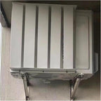 GENERIC Climatiseur Extérieur - 65 X 65 Cm - Pare-vent Pour Flux D'air Direct - Grille D'aération Réglable - Résistant Aux Intempéries - Pour Une Efficacité énergétique Et Un Confort Optimal