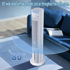 GENERIC Refroidisseur D'e-aveils Silencieux Avec Réservoir 5L, 3 Balayages, Minuterie Et Arôme.Humidificateur Portable Jusqu'à 23 M2, Télécommande, Sans Fenêtre Et économiseur D'énergie Pour Un Sommeil Répara