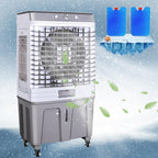  Climatiseur Portable Et Rafraîchisseur D'air Par évaporation, 3 Vitesses, Débit D'air De 20 M³ Et Réservoir De 80 L, Idéal Pour Une Utilisation Domestique, Commerciale Et