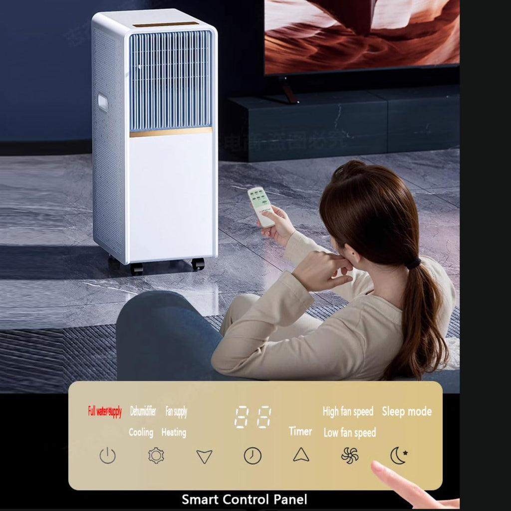 Climatiseur Portable, Unité De Climatisation Intelligente Avec Télécommande Et Minuterie, Oscillation De 120 °, Kit De Fenêtre, Pas De Mur Requis, Pour L'utilisation Du Bureau De La Chambre