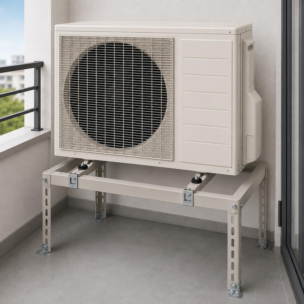  Maclean MC-864 Support De Climatisation Pour Chauffage Au Sol 280-870 Mm/230-450 Mm Jusqu'à 70 Kg Max. 36000 BTU