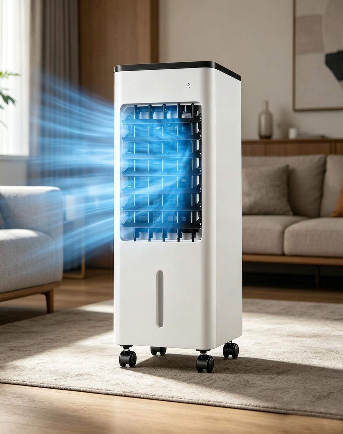  Freshone Climatiseur Sans Tuyau Portable Silent Cooling Unit Energy Class A+ 24H Timer For Bedroom, Office