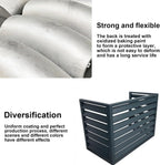 GENERIC Housse De Protection En Aluminium Pour Climatiseur – Protection Résistante Aux Intempéries Pour Pompe à Chaleur Pour Unités Extérieures, Design élégant De Clôture Pour Cacher La Climatisation Et