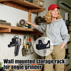 GENERIC Support Mural Pour Meuleuse D'angle | Support Mural Pour Meuleuse D'angle – Support En Fer Multifonction Pour Machine à Polir, Outils électriques, Ponceuses, Perceuses