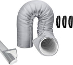  150 X 53Cm Couvercle De Tuyau De Climatisation Portable, Isolation Tuyau Climatiseur Manchon, Pour Tuyaux De 5 Et 5.9, Housse Portable En EVA, Pour Touss Les Tuyaux D'Évacuation De Climatiseurs Mobile