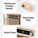  Climatiseur Portable Split Silencieux, Avec Commandes Tactiles, Minuterie 12 H, Pour Chambre, Bureau, Camping-Car(Size:with 2-meter Connecting Pipe)
