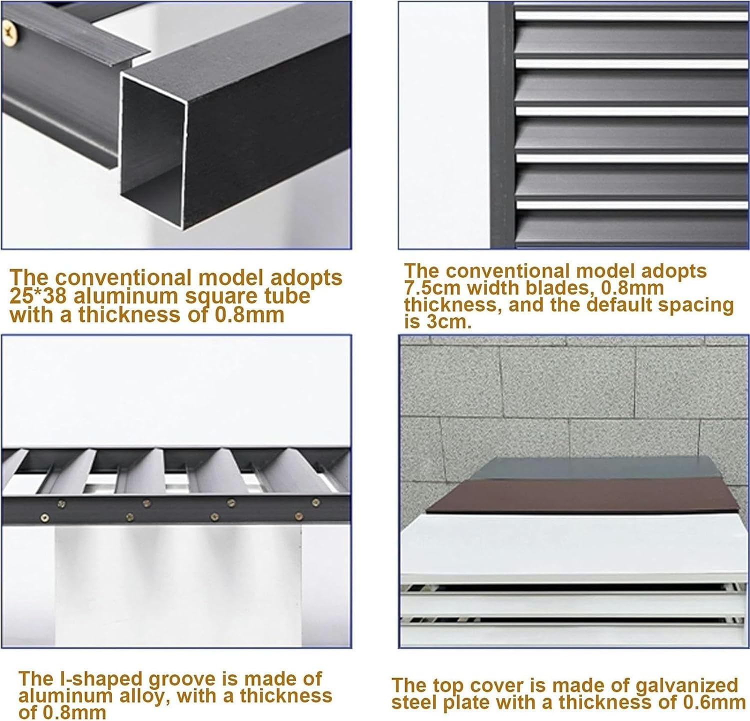  Housse De Protection De Qualité Supérieure Pour Mini Climatisation Divisée – Protection En Aluminium Pour Climatiseur Et Pompe à Chaleur, Housse D'extérieur Résistante Aux Intempéries Pour Unités