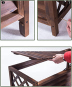  Housse Climatiseur Extérieur Couverture,Couvercle De Climatiseur En Bois Support De Climatiseur Extérieur En Bois, Grille Couvercle Extérieur De Climatiseur En Bois Anti-corrosion à Persiennes, S