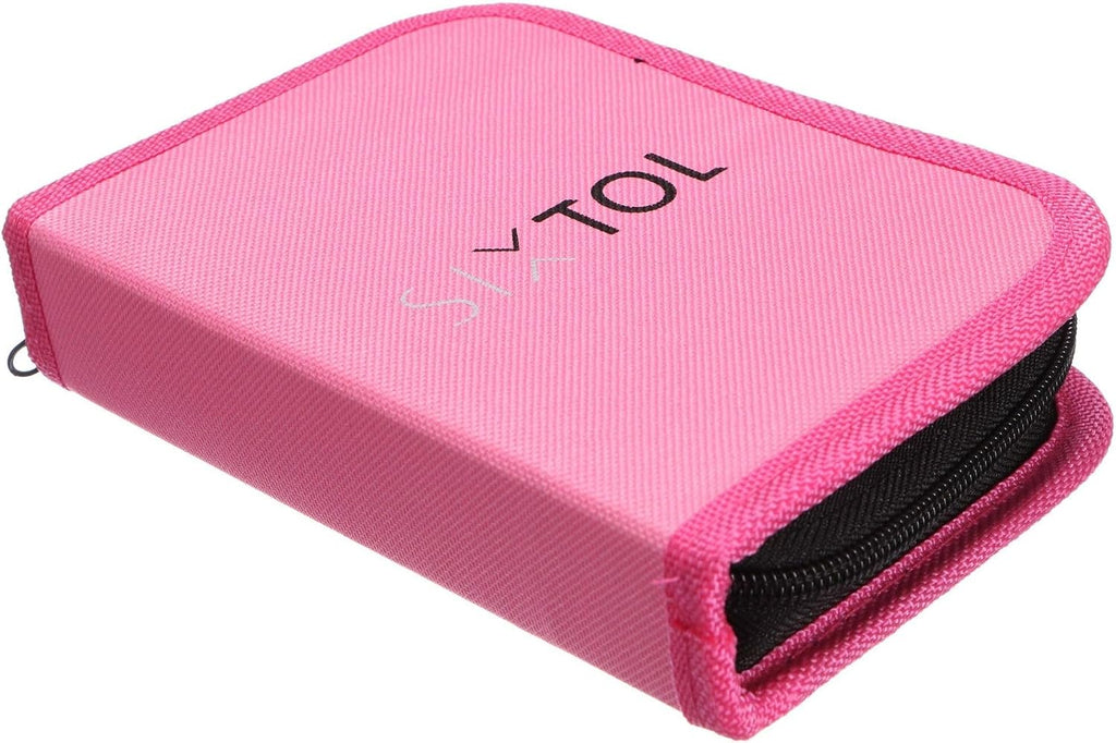  HOME PINK 26 | Kit D’outils 26 Pièces | Étui Textile Rose à Fermeture éclair | Réparations Domestiques
