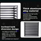 GENERIC Housse Robuste En Aluminium Pour Climatiseur – Réduction Du Bruit Et Clôture Antivol Pour Unités Extérieures – Solution élégante De Protection Et De Dissimulation Pour Radiateur AC