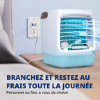 ChillWell Refroidisseur D'air Par évaporation 2.0 Pour Pièce – Mini Refroidisseur De Marais Portable à 4 Vitesses Avec Humidificateur | Unité De Refroidissement Personnelle Intérieure Dans La Chambre,