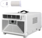  Mini Climatiseur Portable Prêt à L'Emploi, Idéal Pour Moustiquaires Et Chambres D'Étudiant, Ventilateur Et Déshumidificateur Silencieux, Minuterie Intelligente 12H Avec Écran Tactile