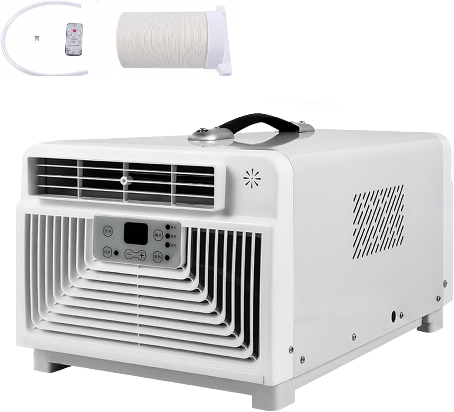  Mini Climatiseur Portable Prêt à L'Emploi, Idéal Pour Moustiquaires Et Chambres D'Étudiant, Ventilateur Et Déshumidificateur Silencieux, Minuterie Intelligente 12H Avec Écran Tactile
