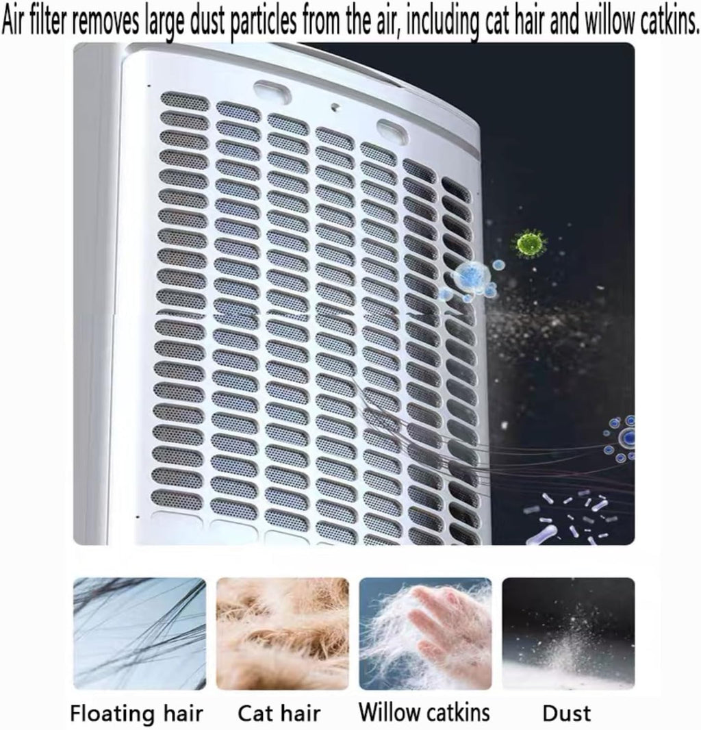  Climatiseur Mobile Sans Évacuation 12L 60W Refroidisseur Par évaporation Silencieux Avec Minuterie De 7.5H 3 Modes 40dB Réservoir D'eau Amovible Ventilateur Refroidisseur D'air Pour Chambre