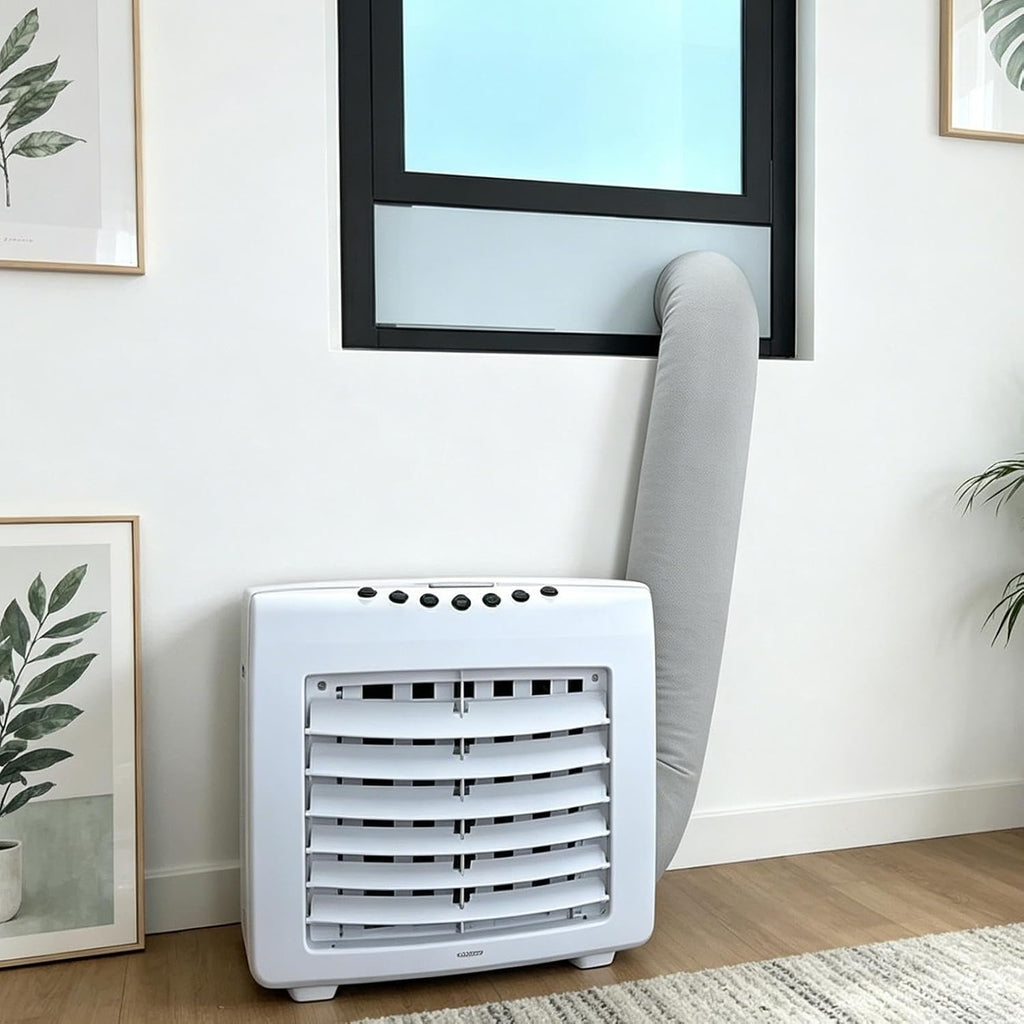  150 X 53Cm Couvercle De Tuyau De Climatisation Portable, Isolation Tuyau Climatiseur Manchon, Pour Tuyaux De 5 Et 5.9, Housse Portable En EVA, Pour Touss Les Tuyaux D'Évacuation De Climatiseurs Mobile