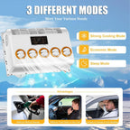  Climatiseur Portable à Suspendre, Refroidissement Rapide, Unité De Climatisation électrique CC Pour Camion, Taxi, Véhicules De Camping, Bus, Remorques Et Fourgonnettes