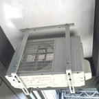  Support De Montage Pour Climatiseur – Design Peu Encombrant Pour Mini Unités AC Divisées Sans Conduit, étagère De Pompe à Chaleur Montée Sur Le Dessus, Durable Et Facile à Installer