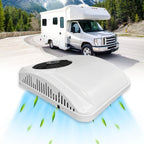 GENERIC Climatiseur 9500 BTU Pour Camping-car, Camion, Bateau, Caravane – Unité De Puissance Faible Silencieuse Avec Compresseur à Rouleau Pour Chauffage Et Refroidissement