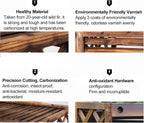 GENERIC Housses De Climatiseur Décoratives En Bois Avec Couvercle Supérieur, Support De Plantes Blanches Pour Une Décoration Extérieure Améliorée