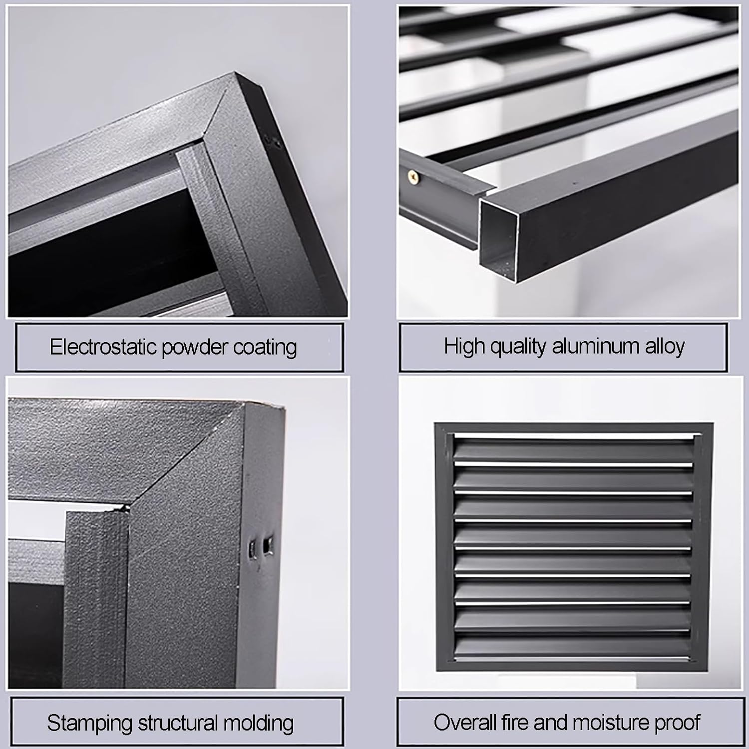 GENERIC Couvercle De Climatiseur En Aluminium Et écran De Clôture – Étagère De Rangement Pour Plantes – Résistant Aux Intempéries – Protection Contre Le Courant Alternatif Et La Pompe à Chaleur