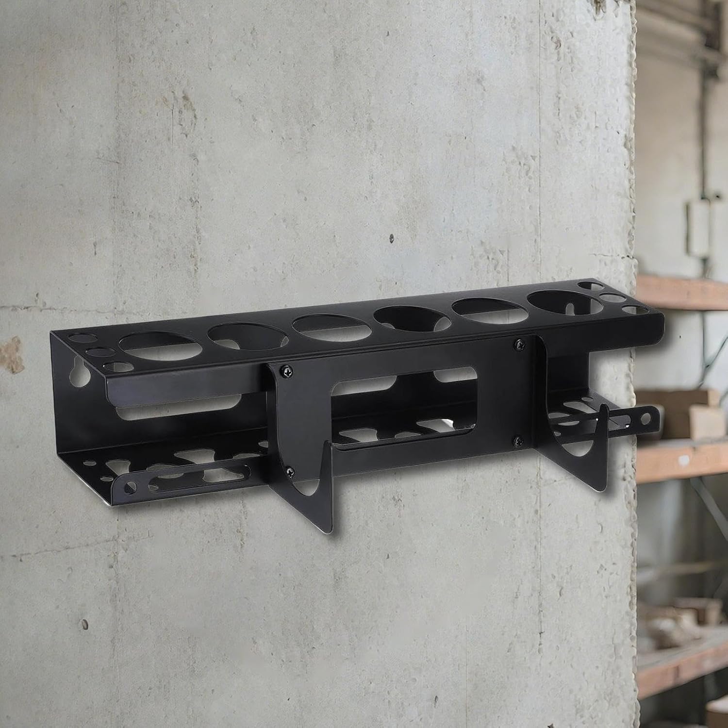  Rack De Support De Tube De Calfeutrage, Support Mural De Service Robuste, Organisateur De Stockage De Calfeutrage à Main Durable Pour Les Travailleurs De La Construction Renovateurs Personnel D'entret